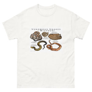 venomous snakes of Missouri t-shirt