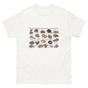 venomous snakes of Arizona t-shirt