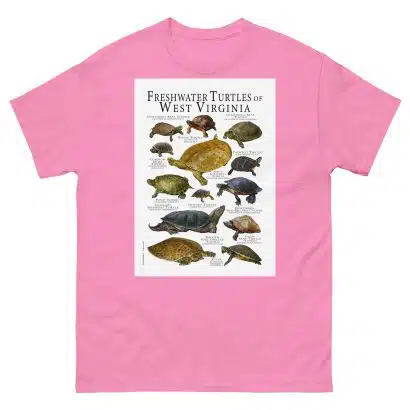 Freshwater Turtles of West Virginia - Men's classic tee - Image 7