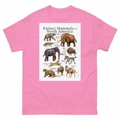 Extinct Mammals of North America - Men's classic tee - Image 7
