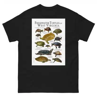 Freshwater Turtles of West Virginia - Men's classic tee - Image 2