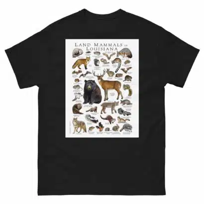 Land Mammals of Louisiana Men's classic tee - Image 2