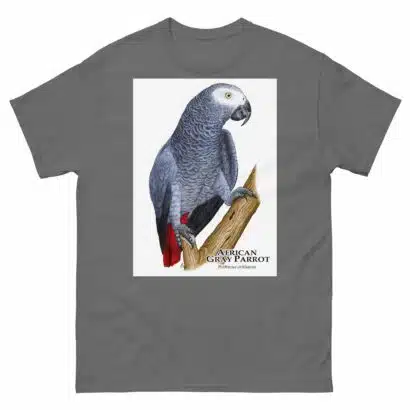 African Gray Parrot - Men's classic tee - Image 4