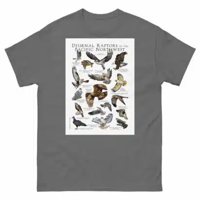 Diurnal Raptors of the Pacific Northwest - Men's classic tee - Image 4