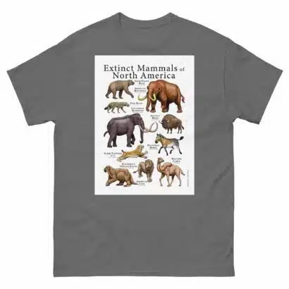 Extinct Mammals of North America - Men's classic tee - Image 4