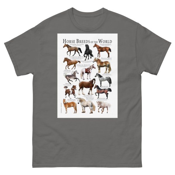 Horse Breeds of the World - Men's classic tee - Image 4