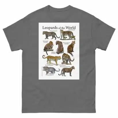 Leopards of the World - Men's classic tee - Image 4