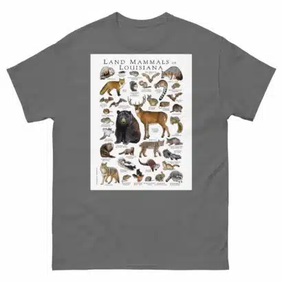 Land Mammals of Louisiana Men's classic tee - Image 4