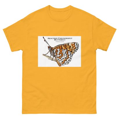 Arachne Checkerspot Butterfly - Men's classic tee - Image 8