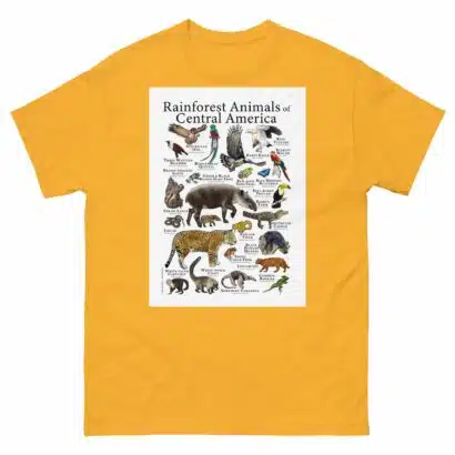 Rainforest Animals of Central America - Men's classic tee - Image 8