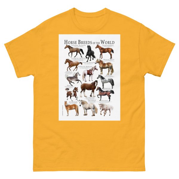 Horse Breeds of the World - Men's classic tee - Image 8