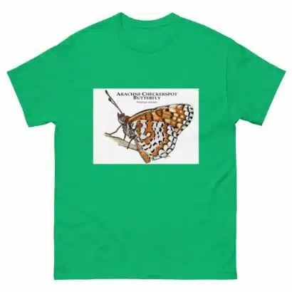 Arachne Checkerspot Butterfly - Men's classic tee - Image 6