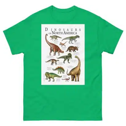 Dinosaurs of North America - Men's classic tee - Image 6
