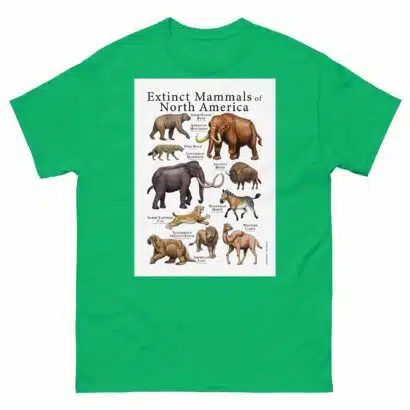 Extinct Mammals of North America - Men's classic tee - Image 6