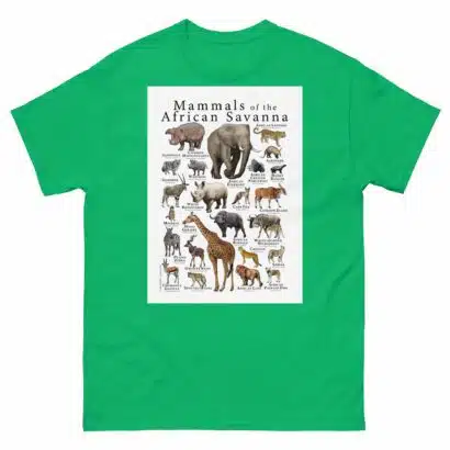 Mammals of the African Savanna - Men's classic tee - Image 6