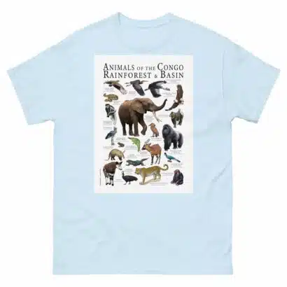 Animals of the Congo Rainforest - Men's classic tee - Image 10