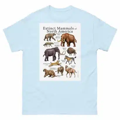 Extinct Mammals of North America - Men's classic tee - Image 10