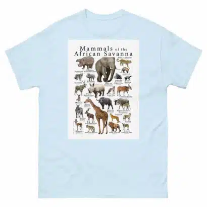 Mammals of the African Savanna - Men's classic tee - Image 10