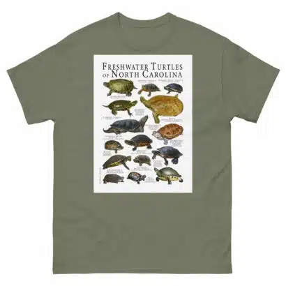 Freshwater Turtles of North Carolina - Men's classic tee - Image 5