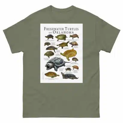 Freshwater Turtles of Oklahoma - Men's classic tee - Image 5
