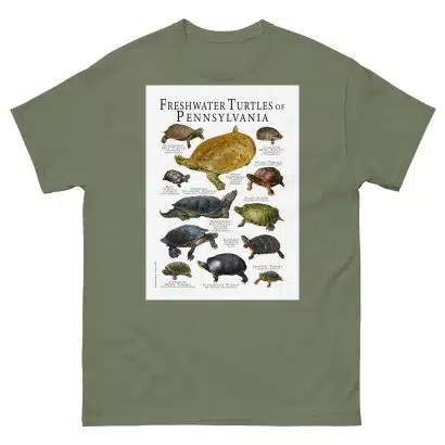Freshwater Turtles of Pennsylvania - Men's classic tee - Image 5