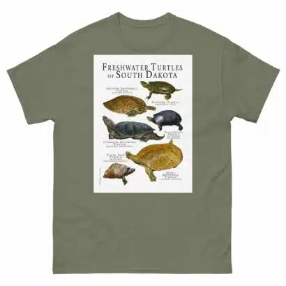 Freshwater Turtles of South Dakota - men's classic tee - Image 5