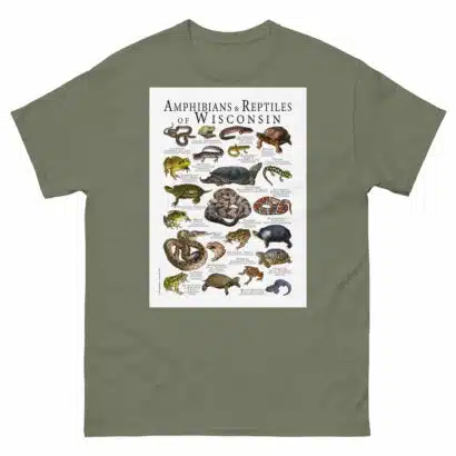 Amphibians & Reptiles of Wisconsin - Men's classic tee - Image 5
