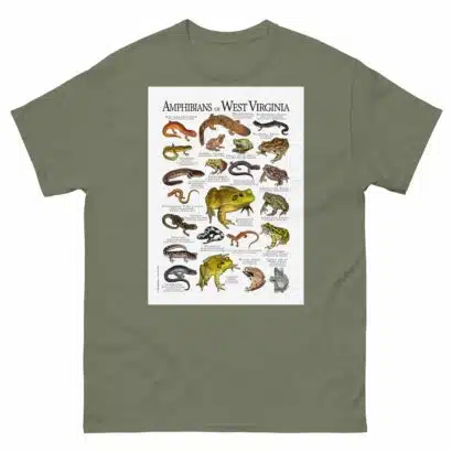 Amphibians of West Virginia - Men's classic tee - Image 5