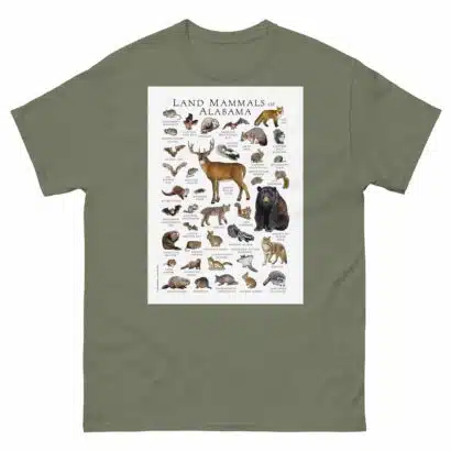 Land Mammals of Alabama - Men's classic tee - Image 5
