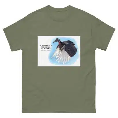 Abyssinian Ground Hornbill Men's classic tee - Image 5