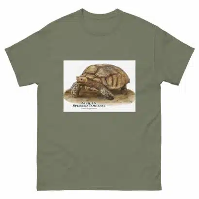 African Spurred Tortoise - Men's classic tee - Image 5