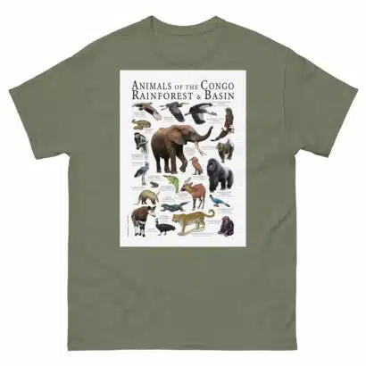 Animals of the Congo Rainforest - Men's classic tee - Image 5