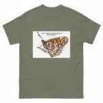 Arachne Checkerspot Butterfly - Men's classic tee - Image 5