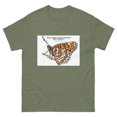 Arachne Checkerspot Butterfly - Men's classic tee - Image 5