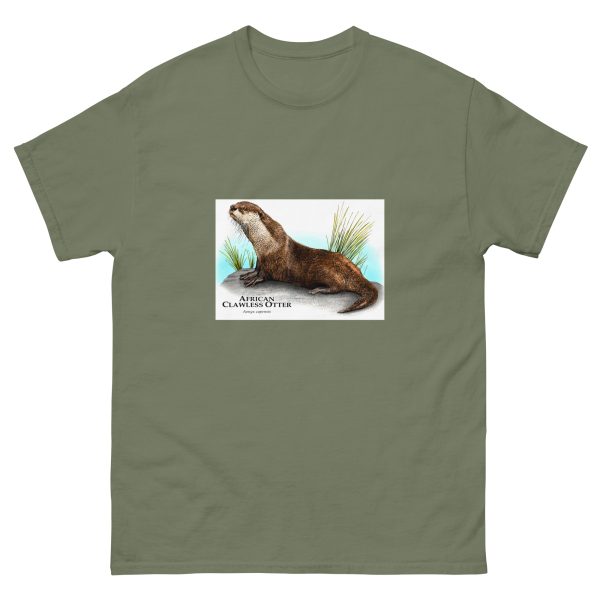 African Clawless Otter - Men's classic tee - Image 5