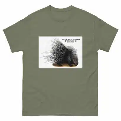African Crested Porcupine - Men's classic tee - Image 5