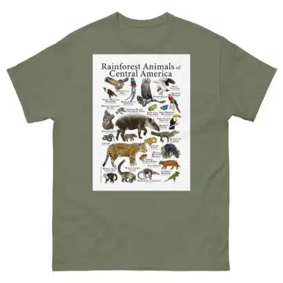 Rainforest Animals of Central America - Men's classic tee - Image 5