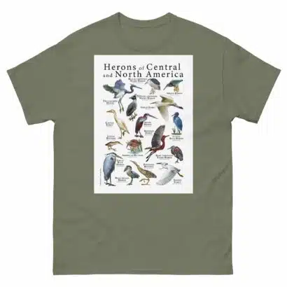 Herons of North and Central America - Men's classic tee - Image 5