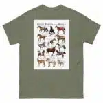 Horse Breeds of the World - Men's classic tee - Image 5