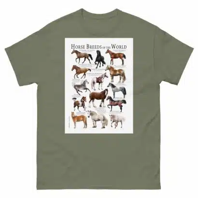 Horse Breeds of the World - Men's classic tee - Image 5