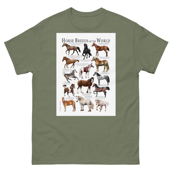 Horse Breeds of the World - Men's classic tee - Image 5