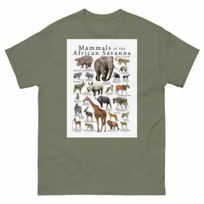 Mammals of the African Savanna - Men's classic tee - Image 5