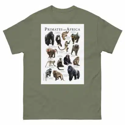 Primates of Africa - Men's classic tee - Image 5