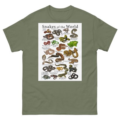 Snakes of the World - Men's classic tee - Image 5