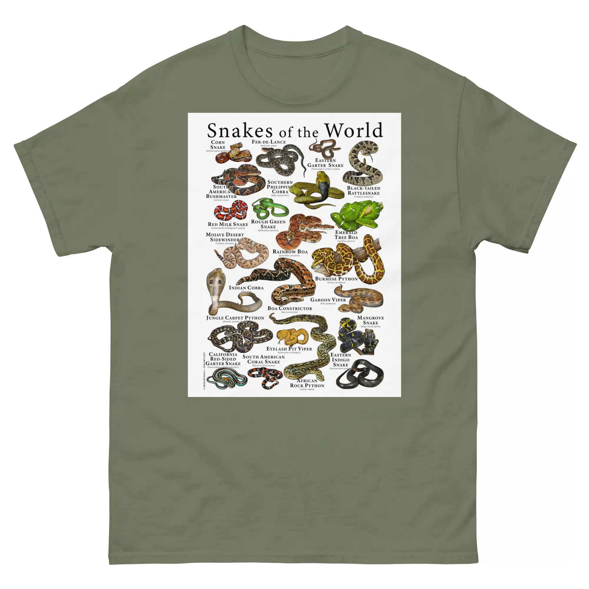 Snakes of the World - Men's classic tee