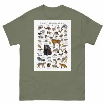 Land Mammals of Georgia - Men's classic tee - Image 5