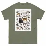 Land Mammals of Louisiana Men's classic tee - Image 5