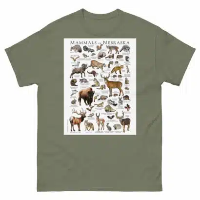 Mammals of Nebraska - Men's classic tee - Image 5