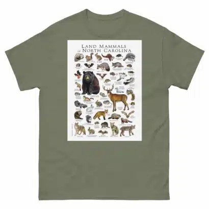 Land Mammals of North Carolina - Men's classic tee - Image 5