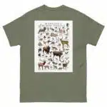 Mammals of North Dakota - Men's classic tee - Image 5